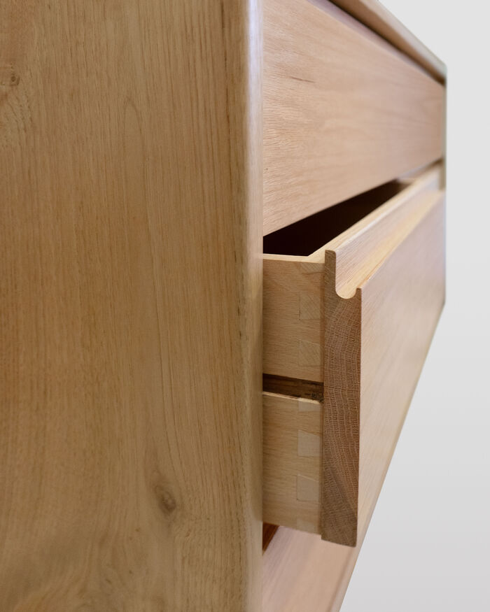 Contemporary Six-Drawer Dresser